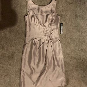 Tahari golden beige dress, 2p, NEW